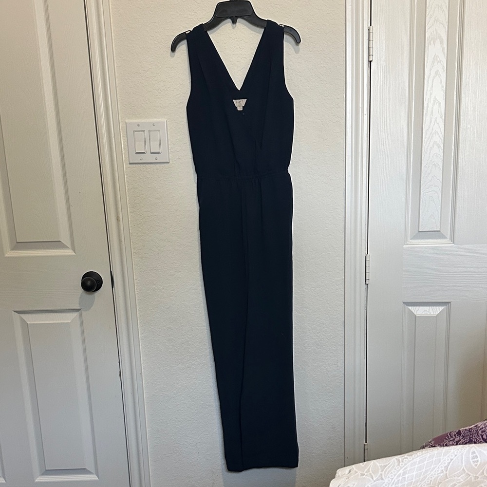 LOFT Elegant Black Buttoned Top